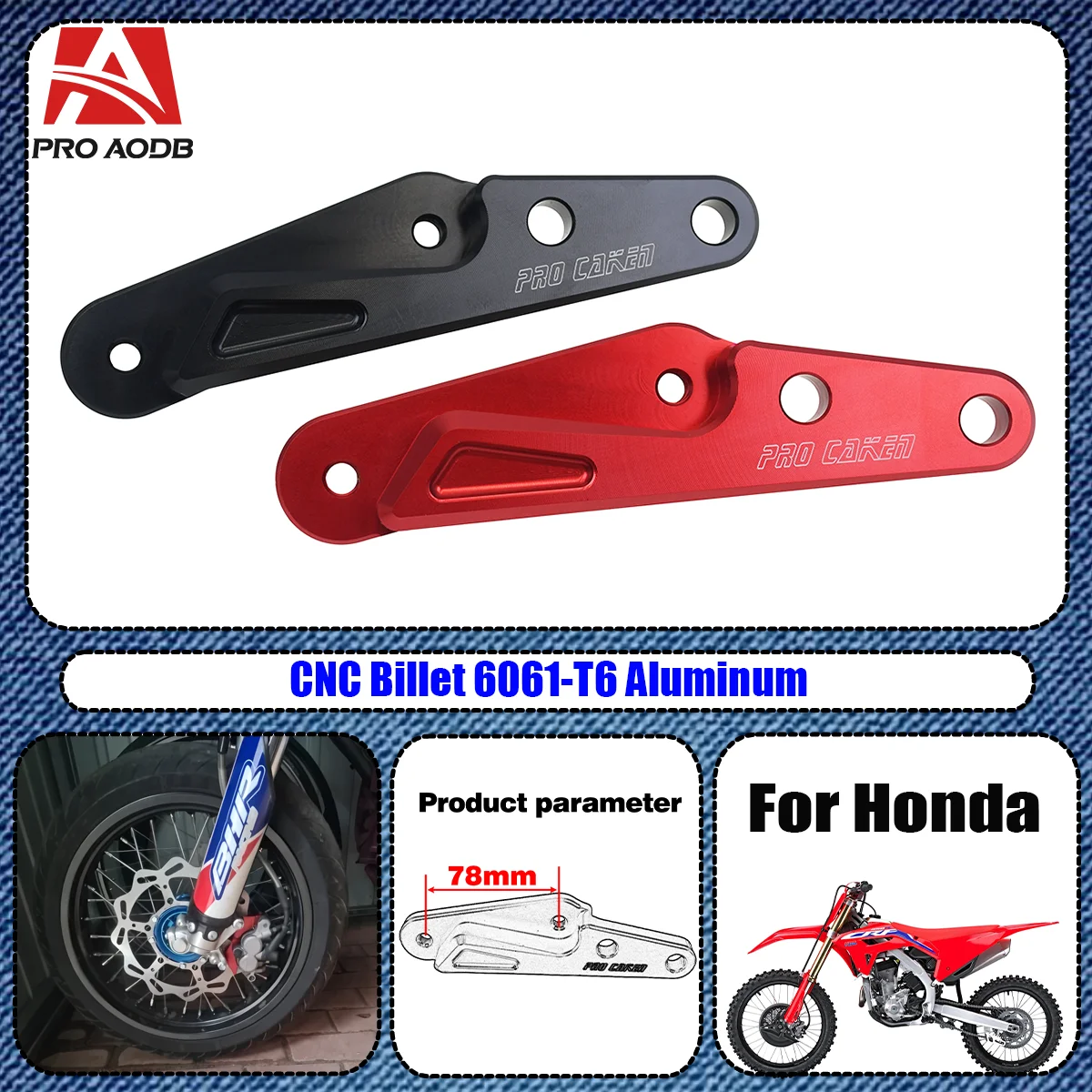 

For Honda CR CRF 250R 450R 250X 450X 450RX 2002-2023 Motorcycle 320mm 270mm Rotor Disk Front Floating Brake Disc Universal Parts