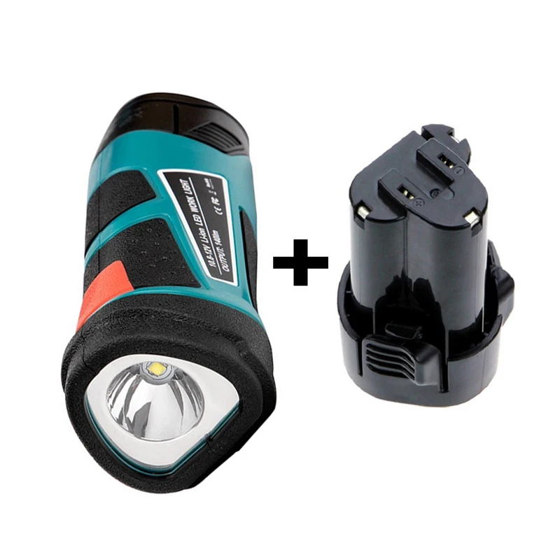 Mới Nhất Cho Makita Đèn Pin LED Áp Dụng Cho Makita Pin 10.8V Đèn Pin 140LM 3W Tương Thích Với BL1013 BL1012 BL1014