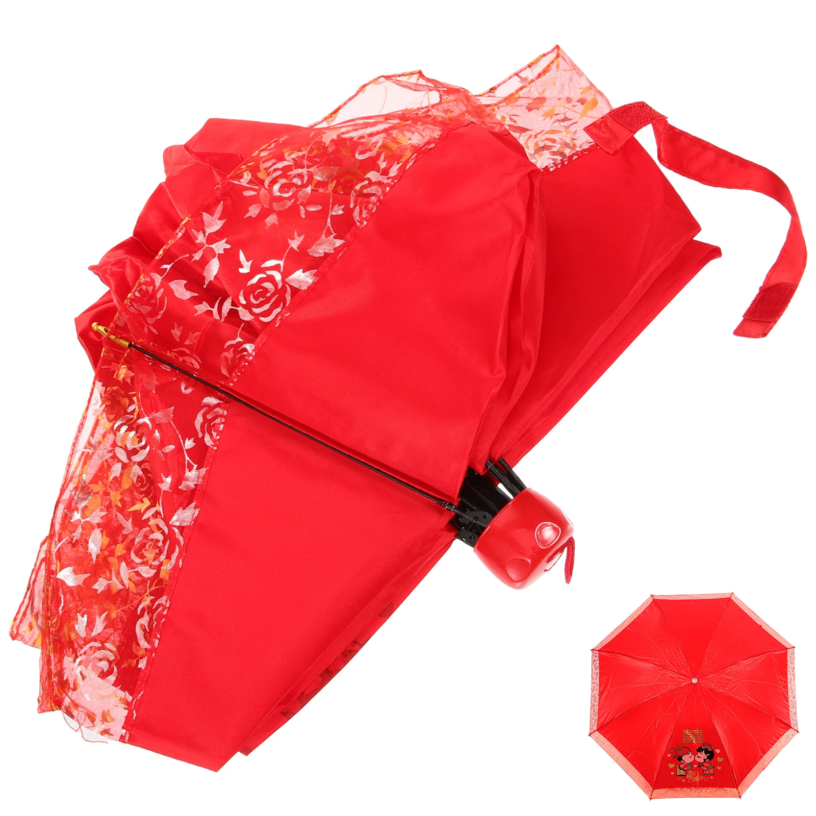 

Bridal Wedding Umbrella Umbrellas for Weddings Parasols Travel Large Clear Decoration