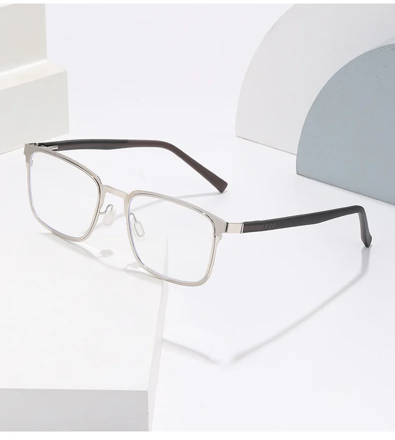Photochrome Myopie-Brille, Business-Vollformat, modisch, ultraleicht, für Herren, quadratisch, Tr90-Tempel, Myopie-Brille 8405 – Detail 14