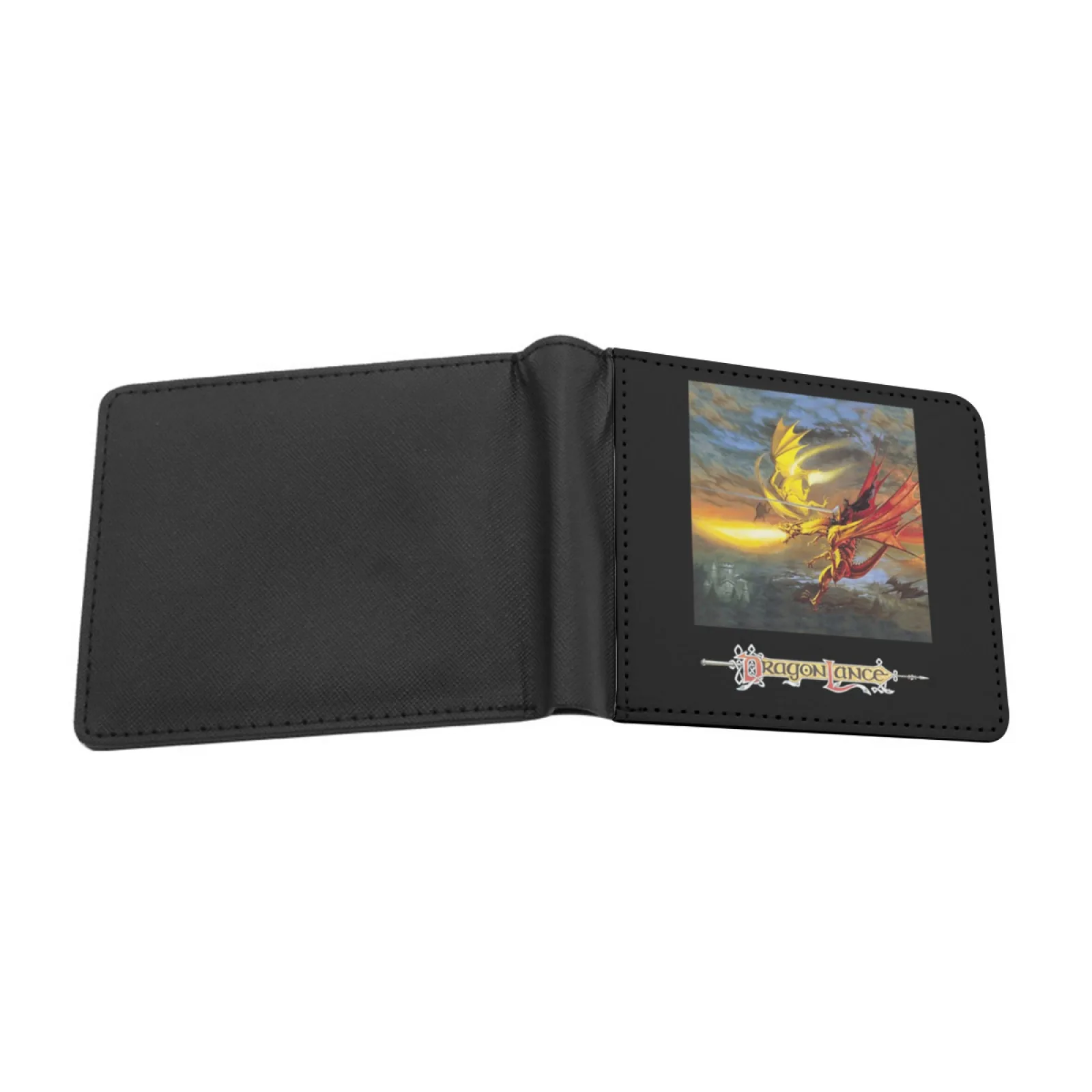 Dragonlance Legend Of Huma Artwork Short Men's Wallet Multifunction Purse Male Pu Leather Wallet Elmore Role Playing Game Rpg