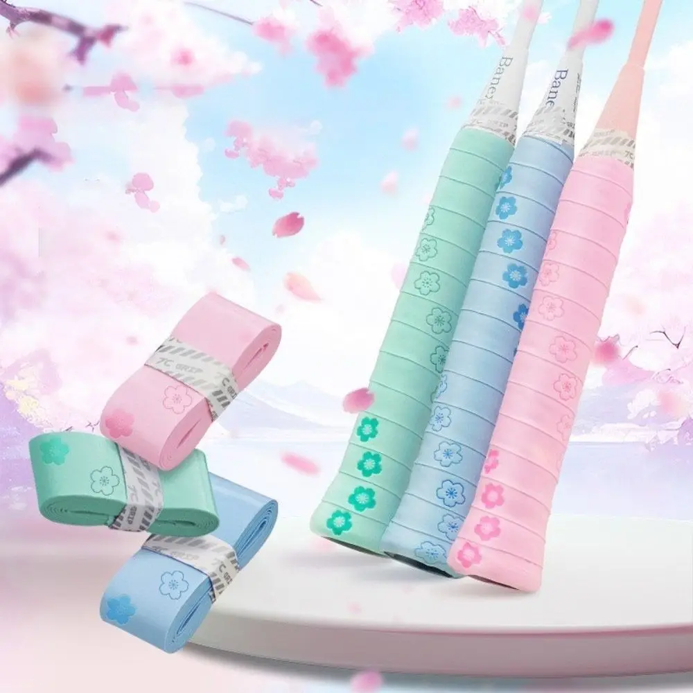 بو الريشة مقبض التفاف الشريط العرق ماصة طباعة الصيد رود شريط لحام عدم الانزلاق امتصاص الصدمات مضرب بدمنتون مقبض قبضة