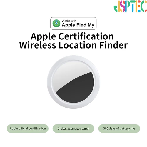 Etiqueta Bluetooth de seguridad JSPTEC basada en Apple Find My app rastreador antipérdida sonido localizar mensaje recordatorio alarma buscador de llaves Apple