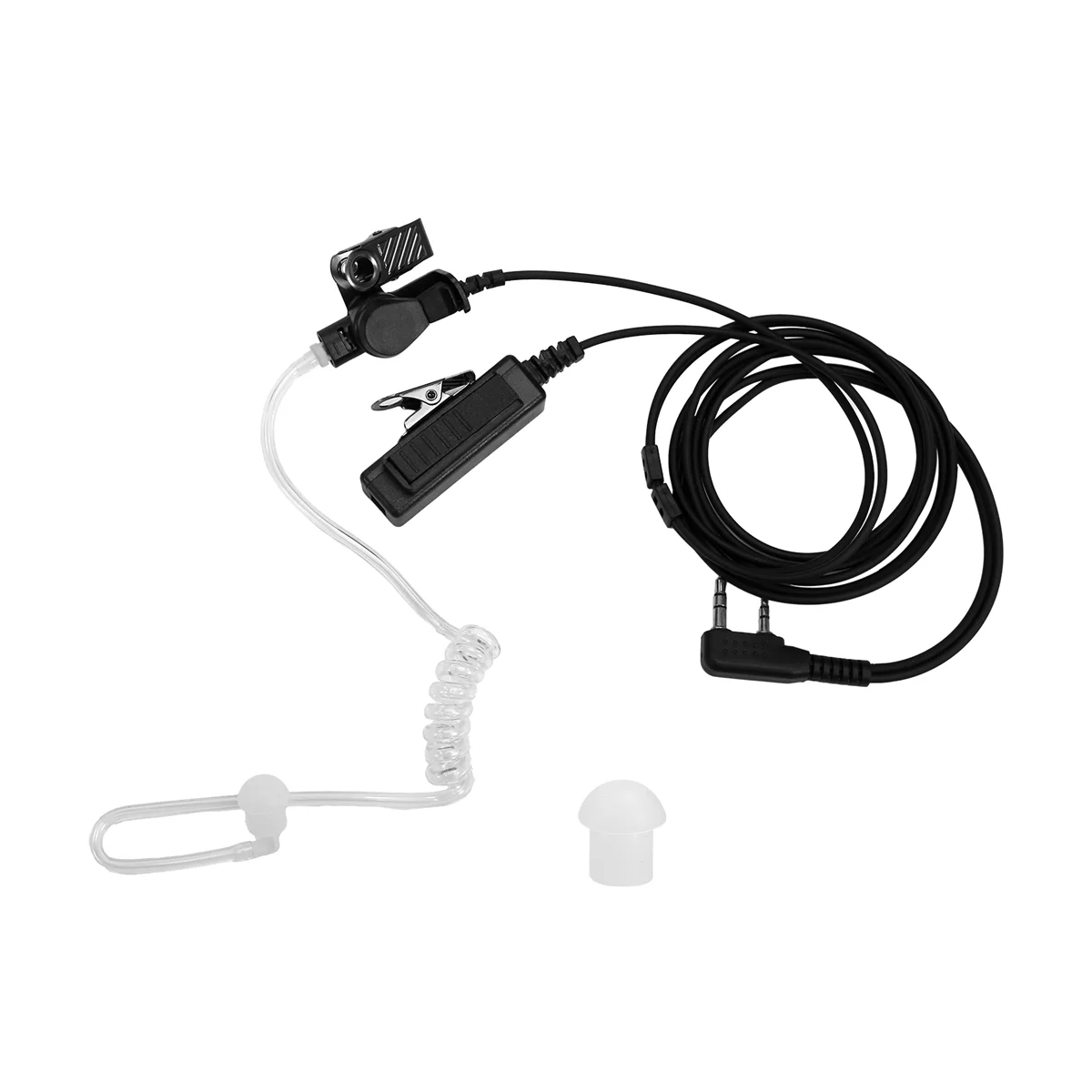 2-Pin Covert Acoustic Air Tube Earpiece PTT Mic Headset Earphone for Baofeng UV-5R UV-5RA 888S PUXING Radio