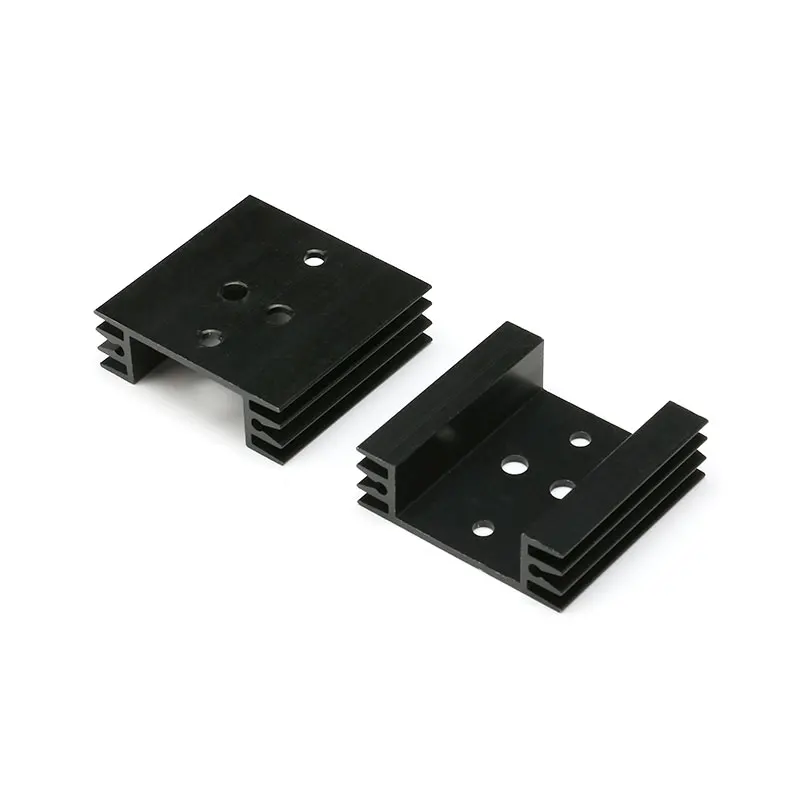 1 Pc/5 Pcs To-3 Heatsink Cooling Radiator Cooler Aluminium Koellichaam Voor Transistor TO3 Te 3 45X45X14mm 45*45*14 Mm