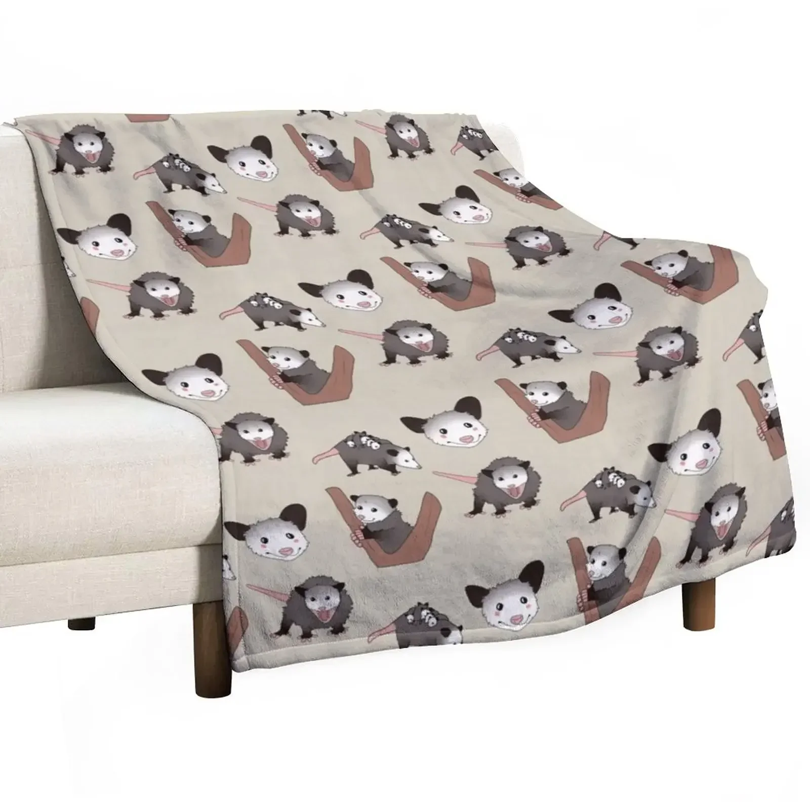 

Opossums Pack Throw Blanket manga Luxury Bed covers Quilt Blankets