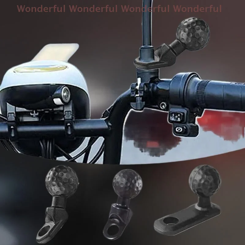 

Motorcycle Device Mounts Base: Perfect for Phone, Camera & GPS; Equipped with M10 M8 Ball Head Adapter