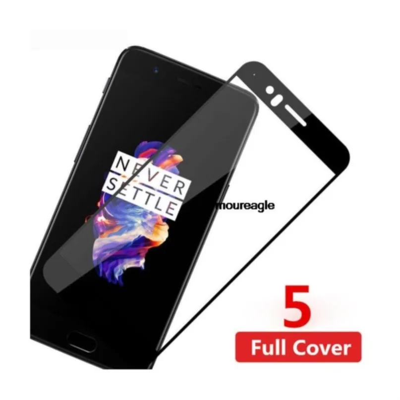 full cover tempered glass guard on for oneplus 5 screen protector toughened protective film for one plus 5 five 1+5 glass