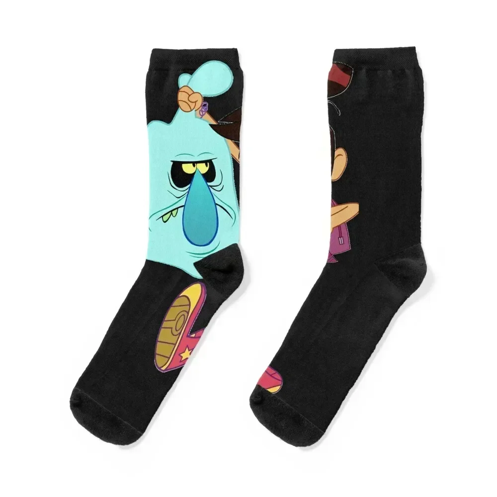 

My friend and I Socks funny gift christmas gift halloween Girl'S Socks Men's