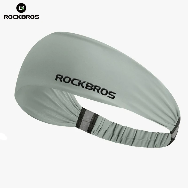 

ROCKBROS Running Headbands Sweatband Men Women Sports Hair Band Sweat Bandage Head Band Jogging Gym Fitness Yoga Elastic Bandana