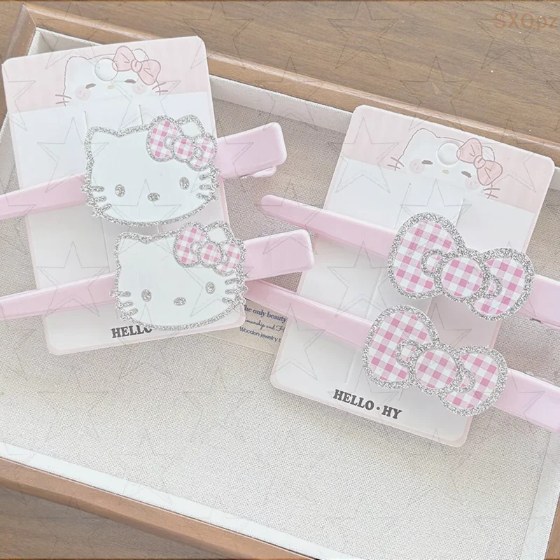 مشبك شعر كرتوني أنيمي للنساء والفتيات، مشبك غرة جانبية جميلة، هدية إكسسوارات شعر كاواي