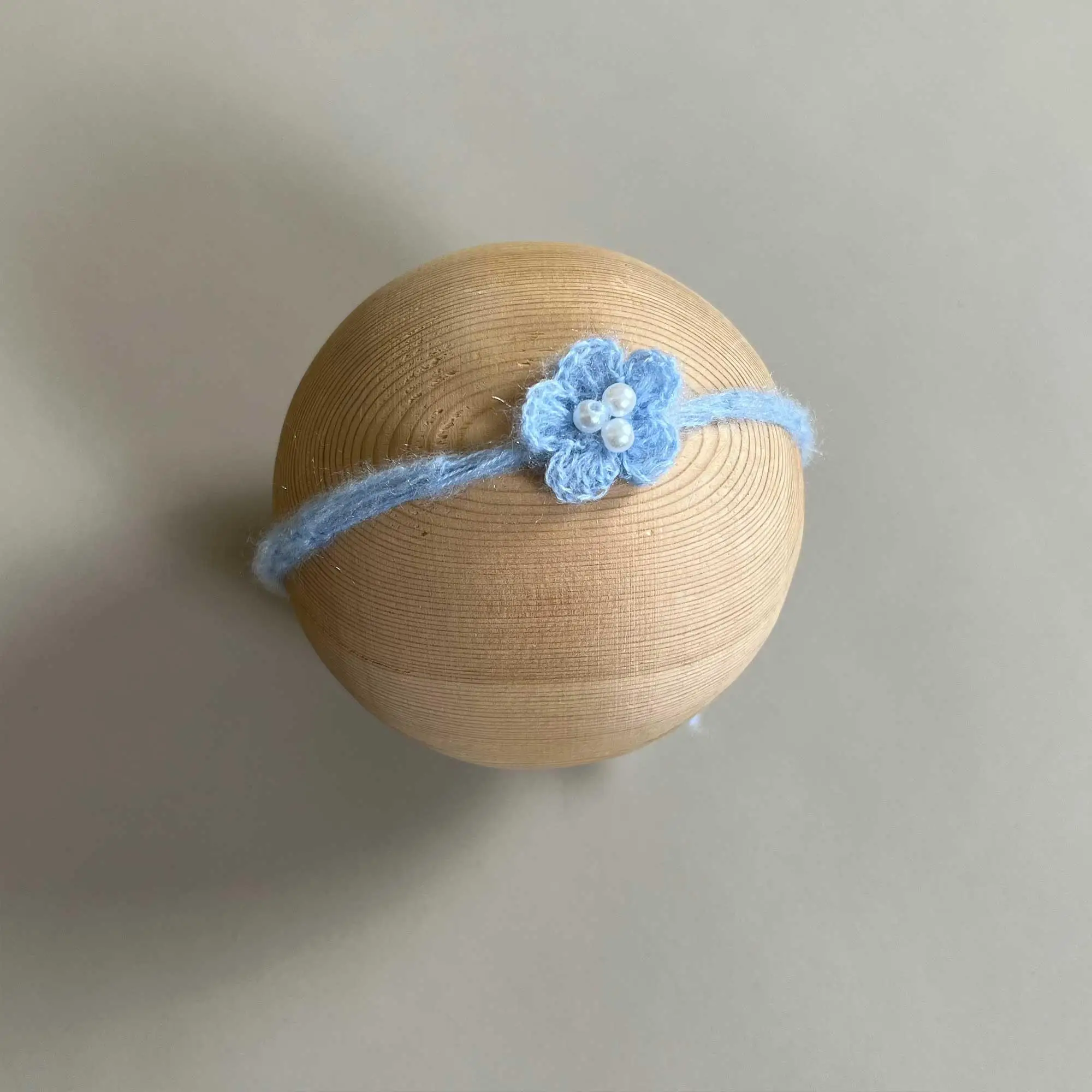

Baby Head Flower Photography Props Adjustable Artificial Flower Shooting Headband Newborn Photo Bow Pearl Headgear Accessories
