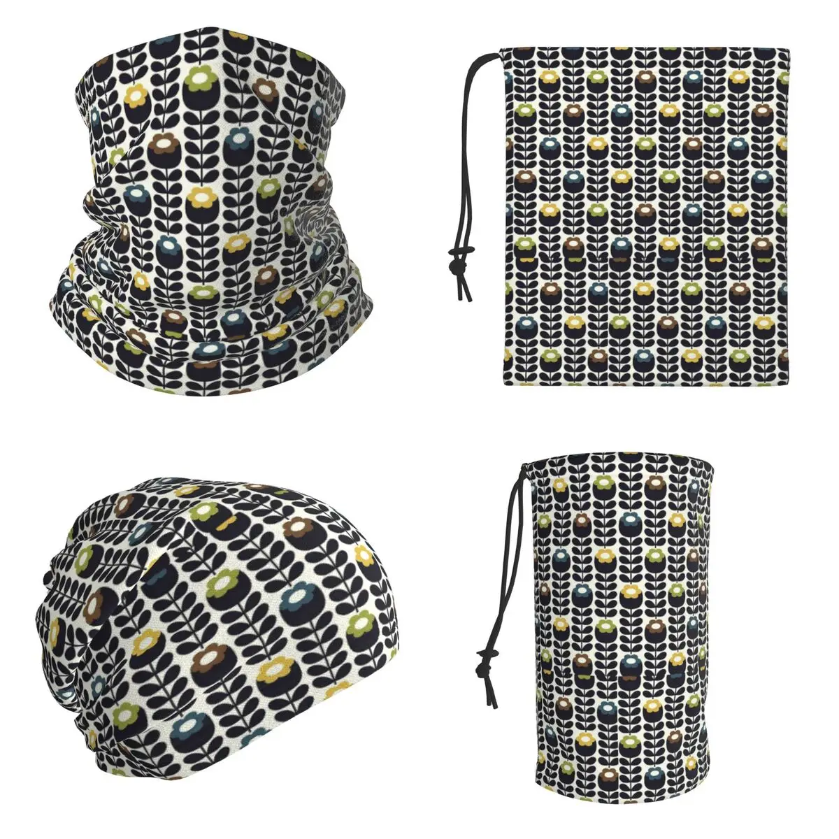 ORLA KIELY Bandana Neck Cover Printed Wrap Scarf Riding Headband For Men Women Adult All Season