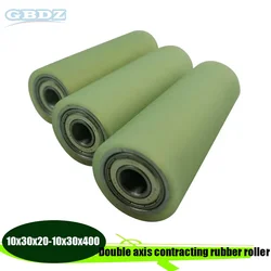 1pc Mask Machine Pressing Rope Pressing Line Flat Wheel 30mm Roller Pu Soft Glue Polyurethane Guide Rubber-Coated Bearing Pulley