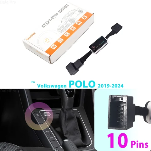 Для Volkswagen VW POLO 2019-2022 2023 2024 Автоматический стоп-запуск двигателя Модуль памяти Cancel Автомобильный автоматический запуск-стоп-переключатель