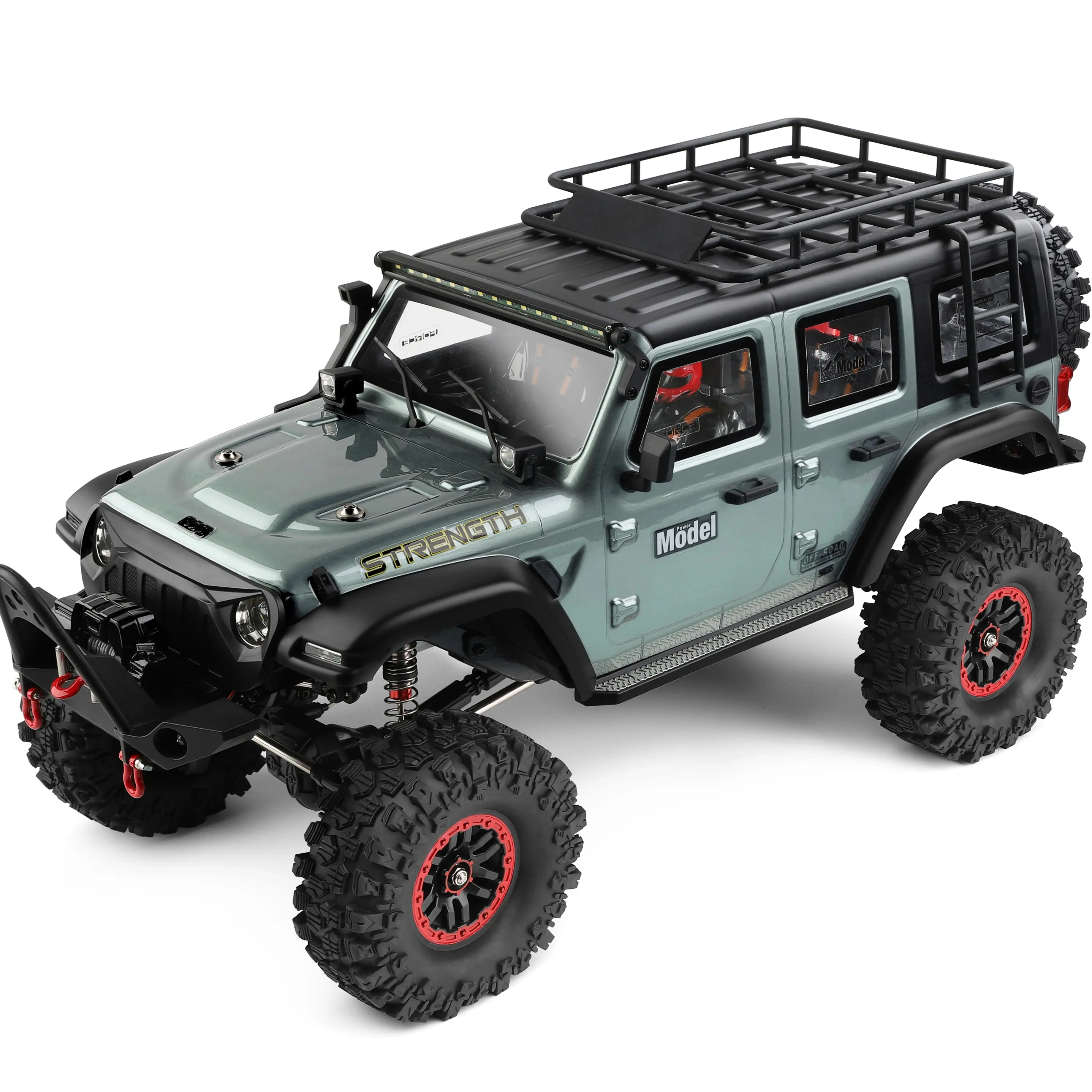 

Wltoys New 104006 1/10 2.4G RC electric four-wheel drive climbing off-road vehicle model ABS remote control adult children's toy