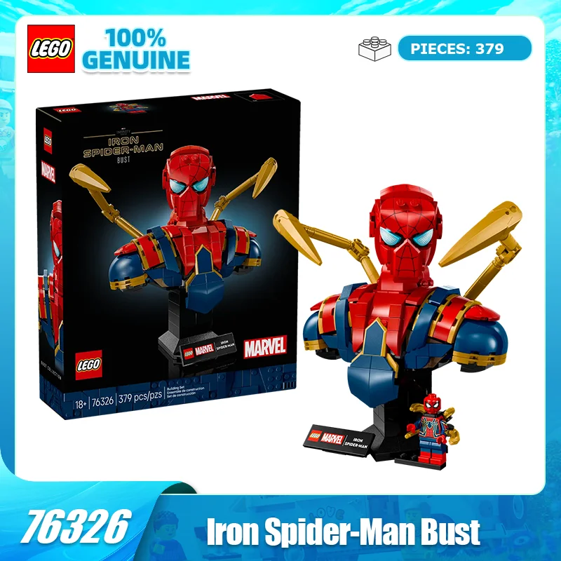 

LEGO Building Blocks Assemble Superhero 76326 Iron Spider Man Mech Boys and Girls Toys Birthday Christmas Gift