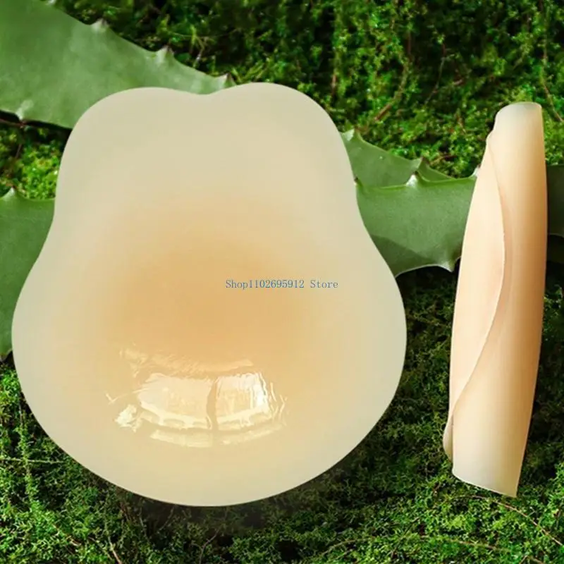 N7YE Women Women Silicone Nipple Cover Facties Arbbit Ears Brabel Cover Bra for Dress #4