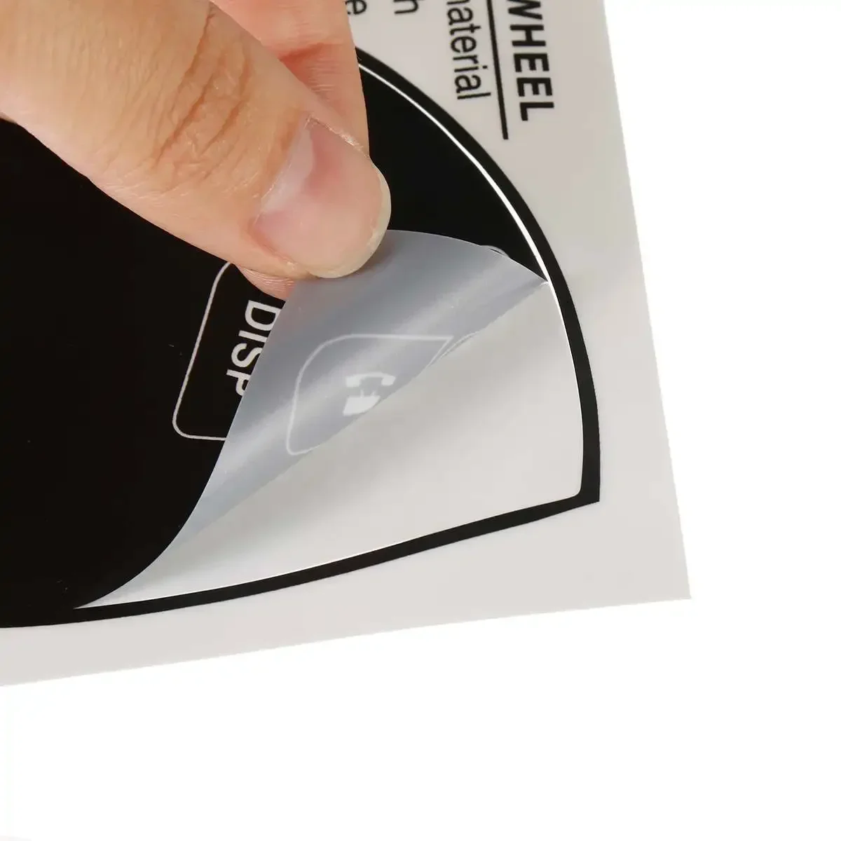 Car Steering Wheel Button Repair Decals Sticker Repair Button Broken Fix Ugly Button For Lexus ES350 2007-2012 New Matte Black