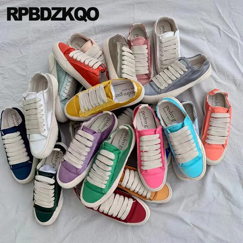 

Flats Genuine Leather Silk Sneakers Satin Suede Designer Shoes Women Luxury 2021 Trainers Lace Up Breathable White High Quality