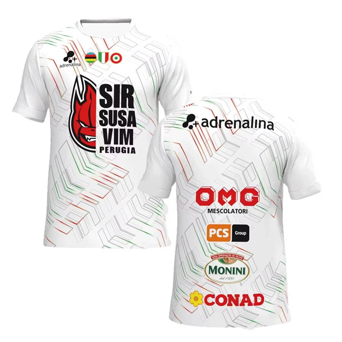 2025 الرجال الإيطالية السير سوسا فيم بيروجيا الكرة الطائرة جيرسي تي شيرت س الرقبة التجفيف السريع التدريب الملابس تنفس بلوزات كبيرة الحجم