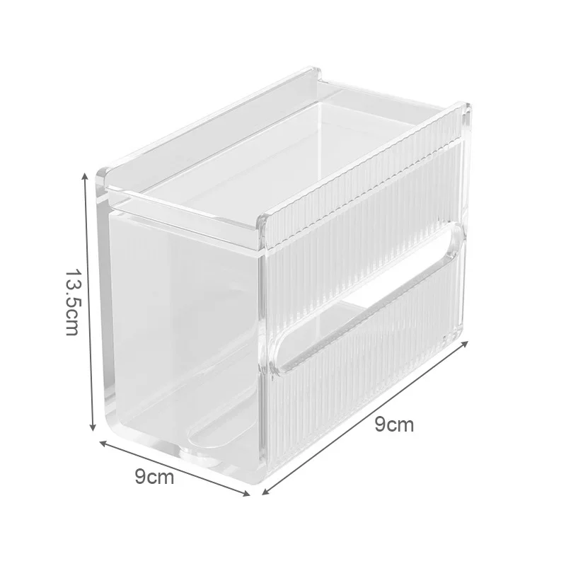 Waterproof Tissue Box Acrylic Transparent Wall Mounted Tissue Box Bathroom Multifunctional Aromatherapy Rack Toilet Paper Box