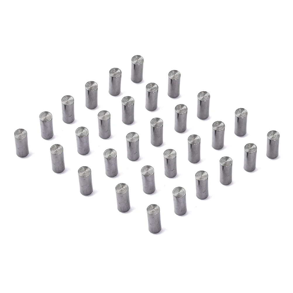 

50Pcs Professional Humbucker Pickup Pole Slugs 18x7mm Sturdy Glossy for Electric Bass Guitar DIY Accessories Pickup Accessories