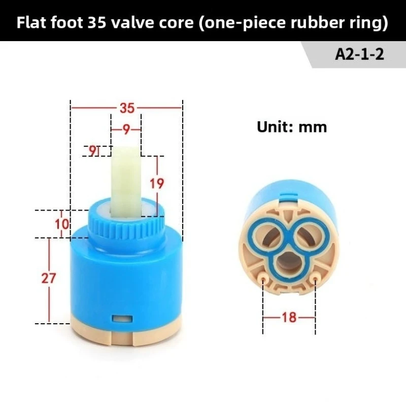 주방 싱크 수도꼭지용 세라믹 카트리지 - 25/35/40mm, 온수기 혼합 밸브 수리 부품