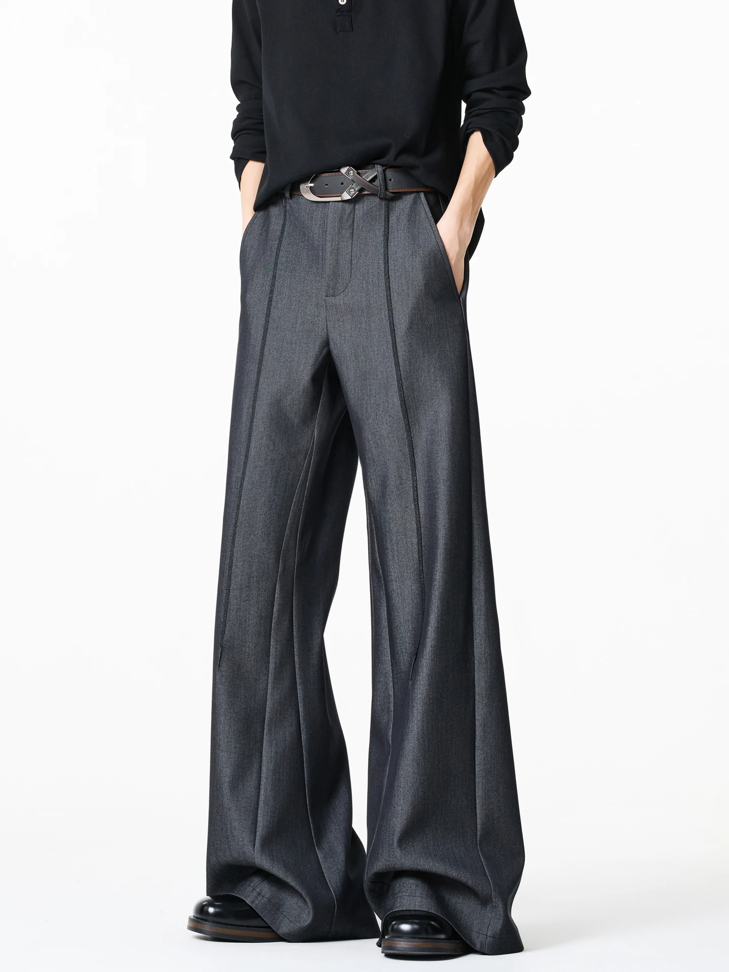 

American Sle Deconstructed Wide Leg Pants Men's Loose Fit Casual Trousers Youth ular Spring Faion Cargo Pants