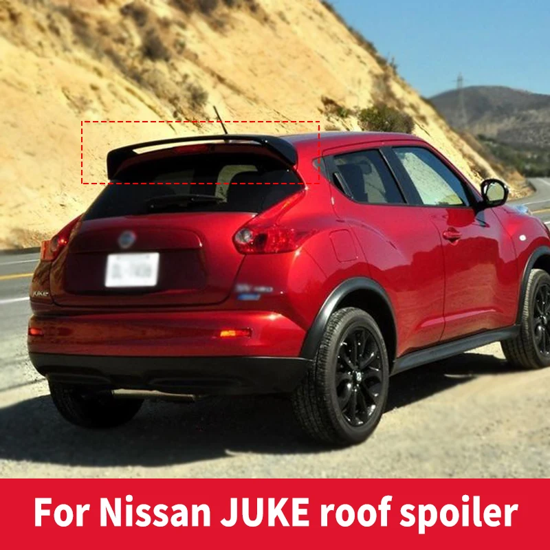 

For Nissan Juke roof Spoiler 2010-2015 High Quality ABS Material Car Rear Wing Primer Color Rear Wing