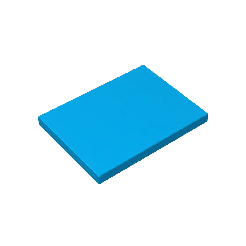 Gobricks 1 Pcs MOC Tile 3 x 4 Bricks Compatible With Tile 3 x 4 Model Building Blocks Parts Kids DIY Assembles Birthday Toys