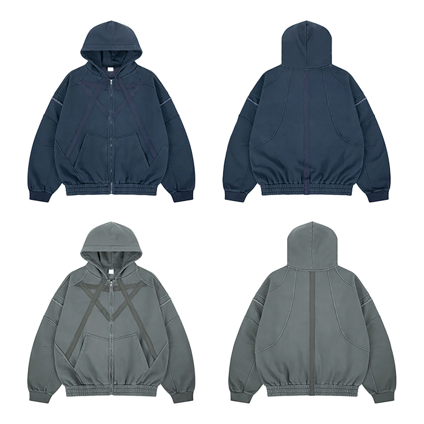 

American Heavyweight Autumn Winter New Sle Hooded Embroidered Fce Open Cardigan Sweatirt Men Women Casual Zipper Jaet