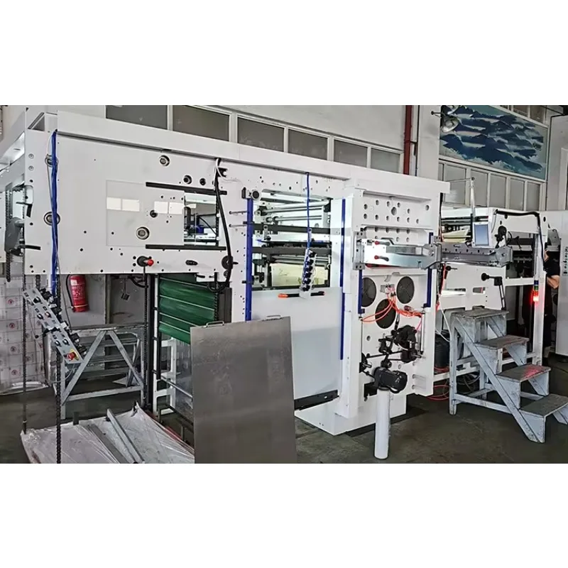 Slitting Rewinding Paper Roll Fully Automatic Paper Cup Die Cutting Machine High Speed Automatic Reel Paper Die Cutting Machine