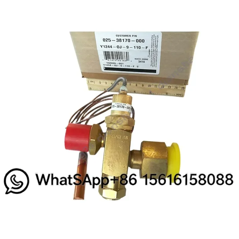 Oil Cooled Thermal Expansion Valve for YORK YK Centrifugal Chiller Overhaul Replacement Part 025-38170-000 HVAC Refrigeration