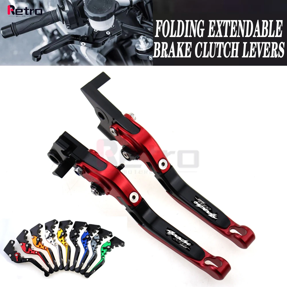 

For TVS Apache RR310 Apache 310rr 2018-2020 2019 Motorcycle Accessories Folding Extendable Brake Clutch Levers CNC Aluminum