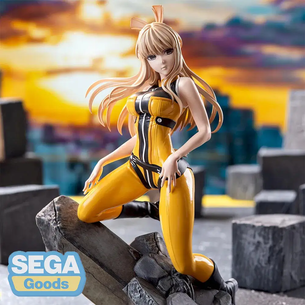 

16CM SEGA Luminasta Ranger Reject Yellow Kneeling Money Desktop Landscape Model Birthday Gift