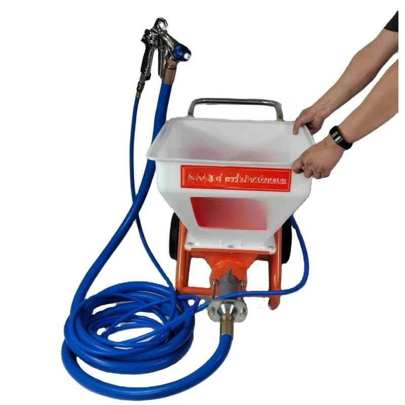 

Electric Portable Texture Cement Sprayer Machine, Automatic Cement Putty Gypsum Plaster Spraying with Core Motor Component
