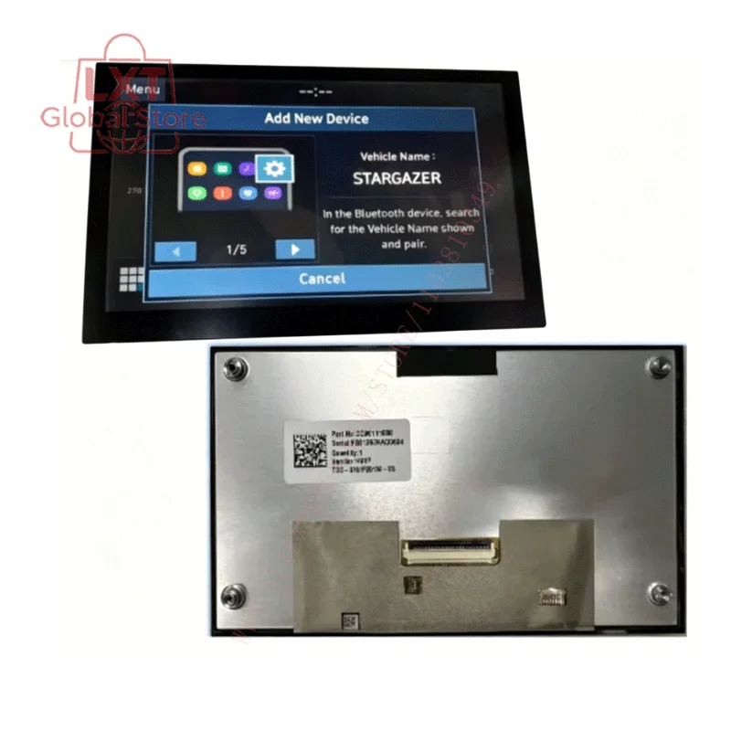 K-i*a Stonic Rio Niro Radio Navigation Lcd Touch Screen Display Replacement Models 96160-H8290Fhv 96160-H8690Fhv 96130at000