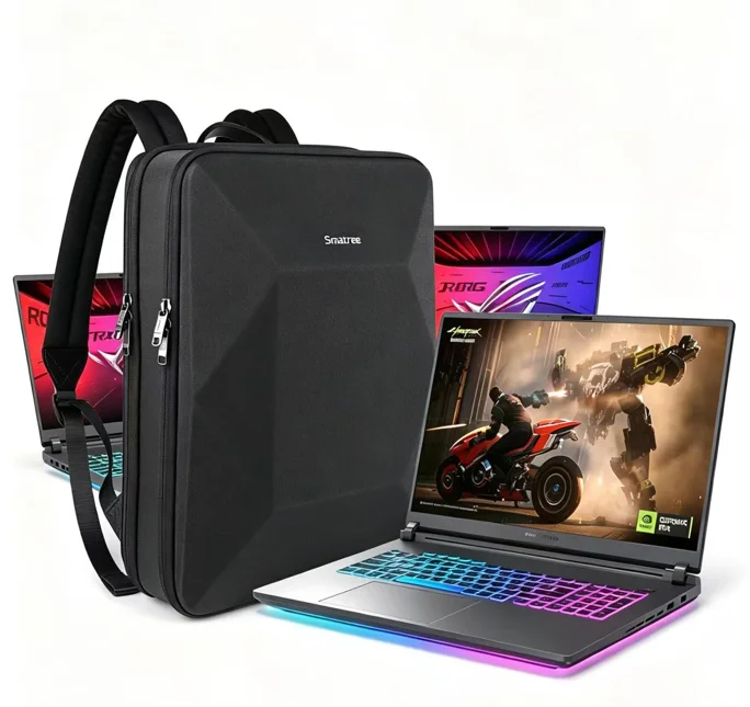 Mochila Doble Rígida Smatree para Portátil de 16 Pulgadas ASUS ROG Strix SCAR 16/ROG Zephyrus G16/ROG Strix G16 2025/2024/2023