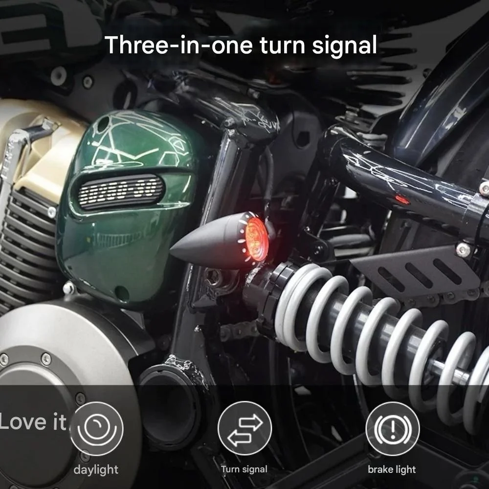 For BENDA Napoleonbob 250 3 in 1 rear taillight retro LED brake rear turn signal daytime running light accessories for benda