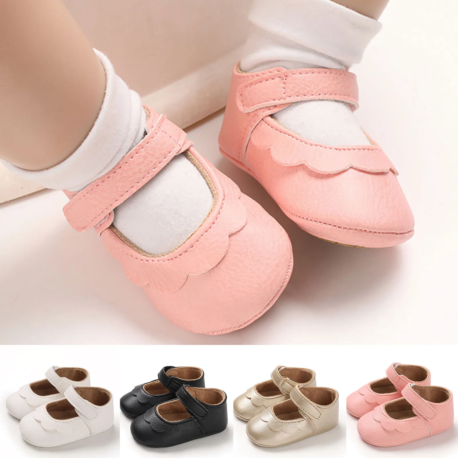 

Shoes For Baby Girls Spring And Autumn Children Baby Toddler Shoes Girls Round Toe Lightweight Comfortable Sweet Baby Sneakers