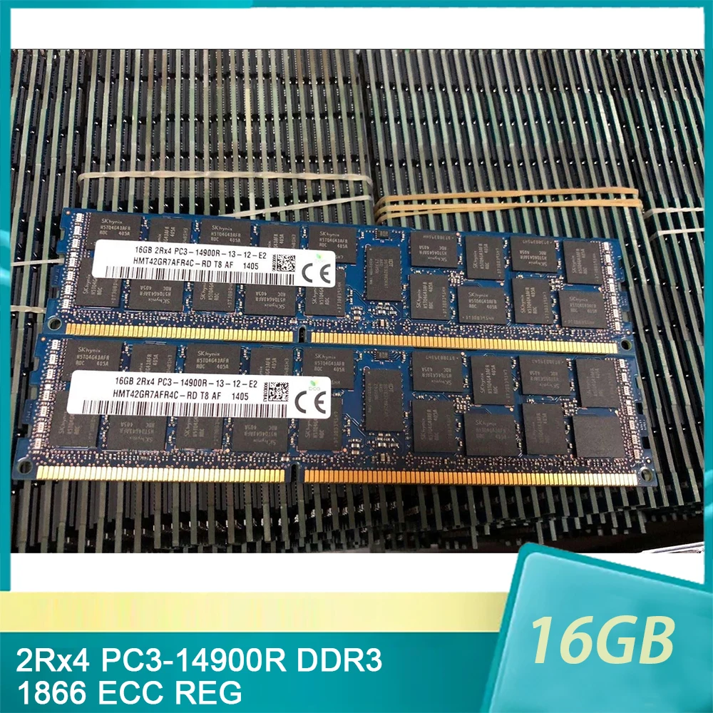 RAM 16G 16GB 2Rx4 PC3-14900R DDR3 1866 HMT42GR7AFR4C-RD ECC REG 서버 메모리용, 1 개