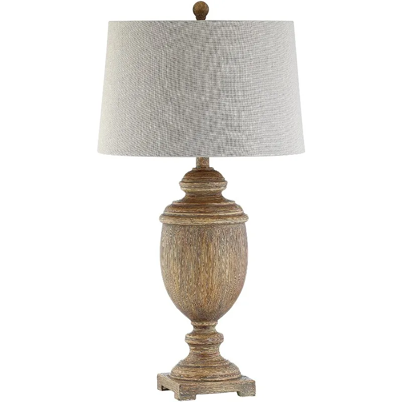 

Creative American, rustic solid wood, retro and old desk lamp, bedroom study, living room, bed and breakfast villa desk lamp