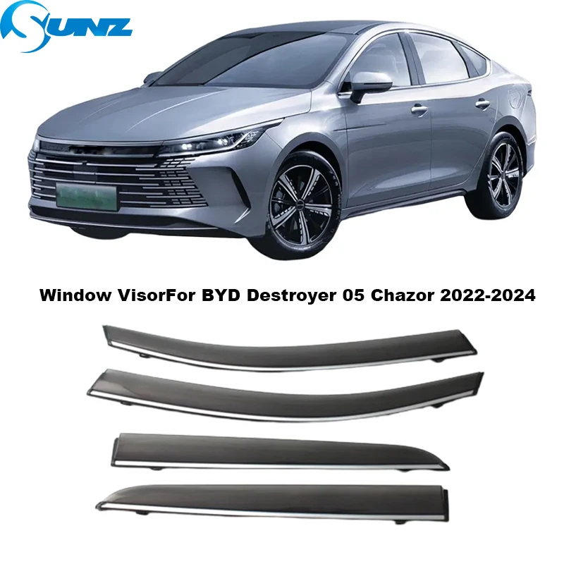 

Car Window Vent Visor For Byd Chazor Destroyer 05 2022 2023 2024 Door Visor Vent Shades Sun Rain Guards Deflector Weather Shield