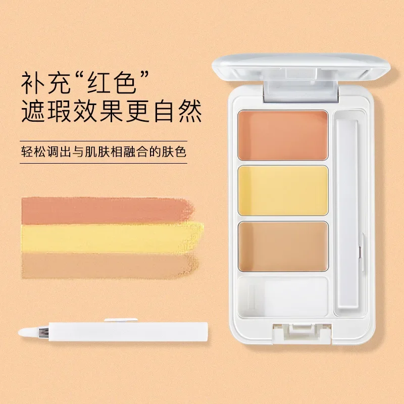 Maquillaje NOVO corrector de dos colores marcas de acné ligeras y impecables pecas ojeras bolsas debajo de los ojos manchas que cubren maquillaje de belleza