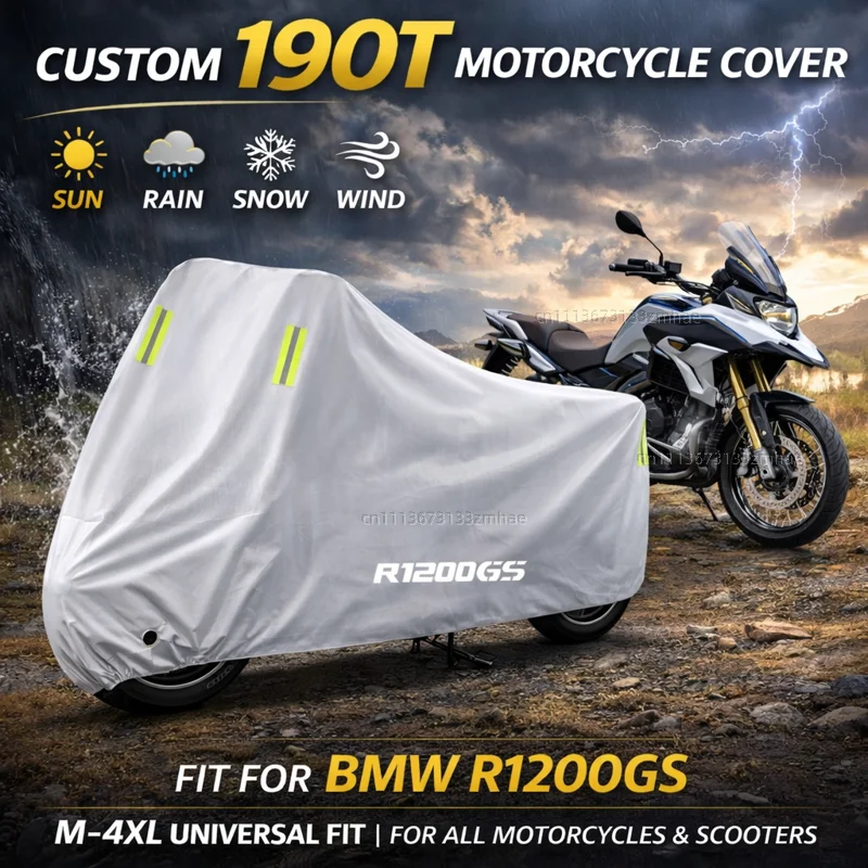 

Чехол для мотоцикла BMW R1200GS 2007-2011, 2012, R 1200 GS Adventure 2008-2011, 2012, всепогодный, водонепроницаемый, для использования на улице