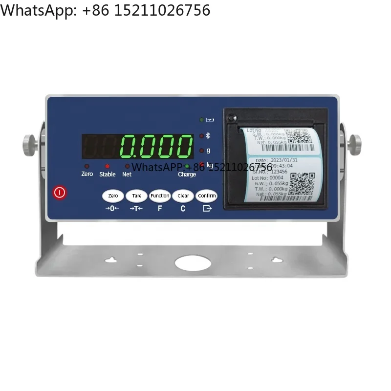 B1P  Label Printing Stainless Steel Weigh Indicator With Built-in Printer
