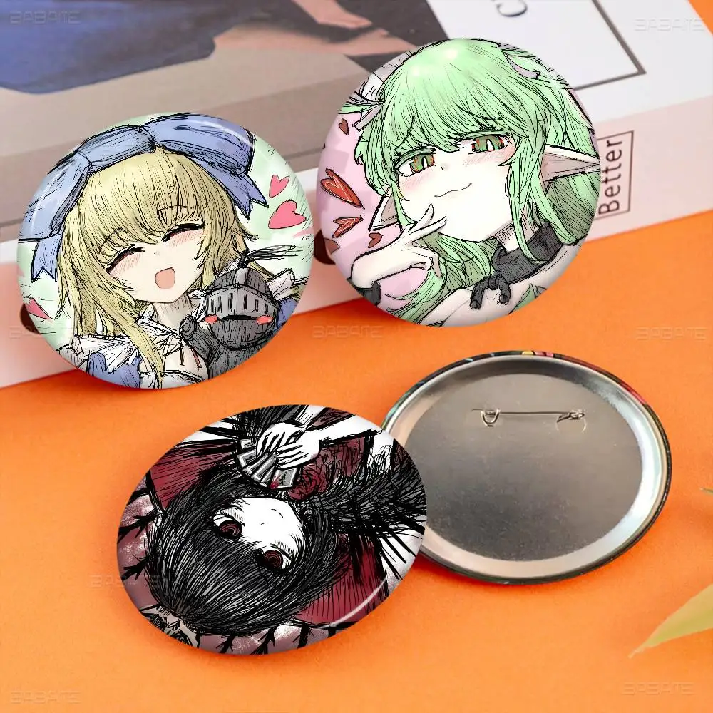 Game Black Souls Cartoon Brooches Anime Badge Round Handmade Brooch Lapel Pins Jewelry for Backpack Clothes Gifts