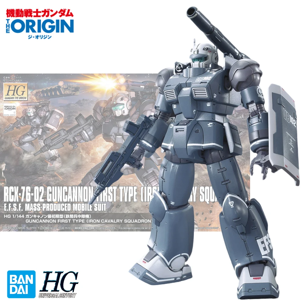 

Оригинальная модель Bandai HG 1/144 RCX-76-02 GUNCANNON первого типа [железная кавалерия эскадрильи] аниме экшн-фигурка Сборка игрушки модель подарки