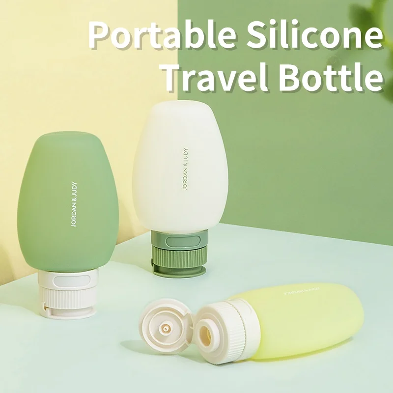 3PCS/Set Portable Silicone Travel Bottle Cosmetic Storage Refillable Lotion Bottle Leakproof Shampoo Container Squeeze 실리콘용기